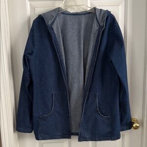 Denim Hooded Jacket